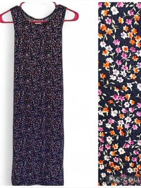 Vintage 90s Disorderly Kids Ditsy Floral Maxi Dress - Size 14.5